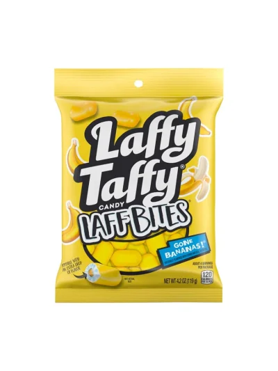 Laffy Taffy Mini Bars Banana 3.5 Oz—150 gram