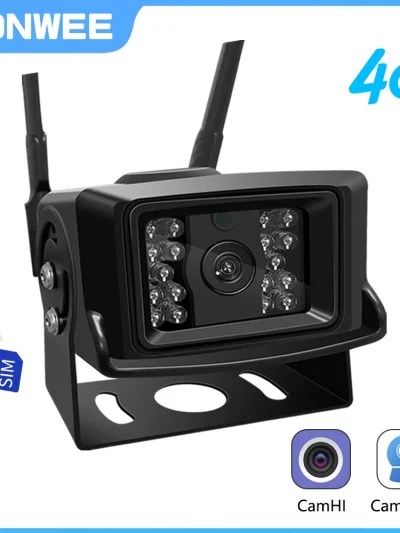 With 3G 4G Sim Card 5MP WIFI IP Wireless Outdoor Security Camera 1080P CCTV Home Surveillance Metal Shell P2P Camhi For Car